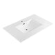 Whitehaus 37" Countertop Vanity Sink, Rect Bowl Single Faucet, Overflow WHCS3722-1H