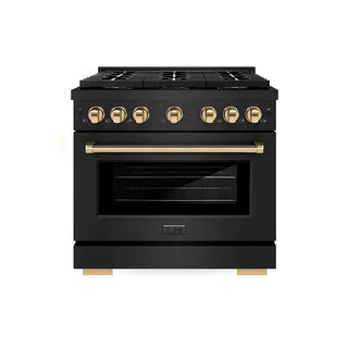 ZLINE 36" Paramount Gas Range DuoPro™ Cooktop, Convection Gas Oven PSGRBZ-36-G