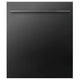 ZLINE 24" Dishwasher In Black Stainless Steel, Stainless Tub, Modern Style Handle DW-BS-H-24