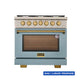 KUCHT 36" Natural Gas Range, KFX3600X-6AAG