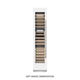 ZLINE 18"Triple Zone 68 Bottle Left Hinge Column Wine Cooler, White Matte Stainless Steel RCWVL-WM-18