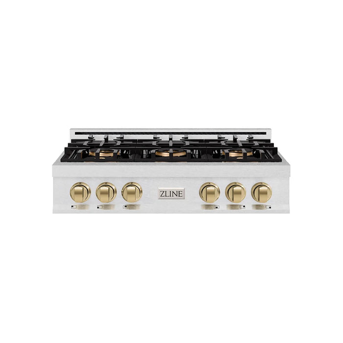 ZLINE 36" Paramount Classic Gas Rangetop DuoPro™ Cooktop PCRTSZ-36-CB