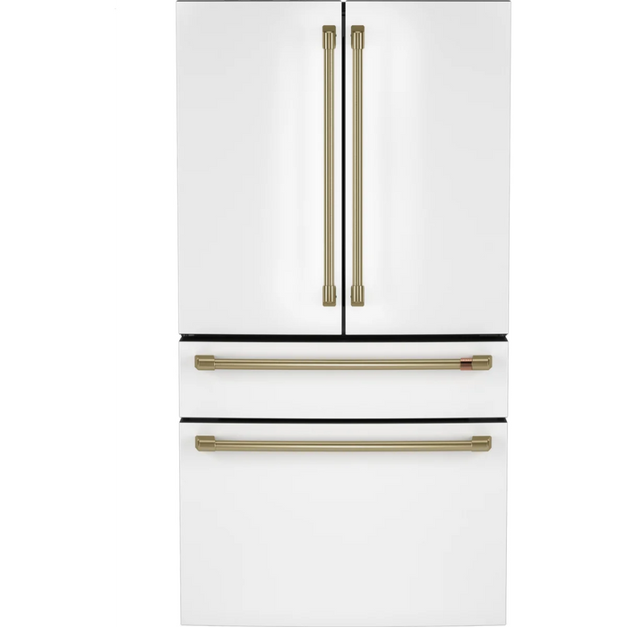 Cafe 36" Counter-Depth 4-Door French Door Smart Refrigerator, CJE23DP4WW2