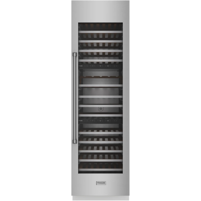 THOR 24" Built-In Tri-Zone Wine Cooler XRF24CWC-SS