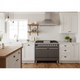 ILVE 40" Professional Plus Dual Fuel Range UPD40FQMP — UPD40FQMPBG