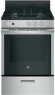 GE 24" Steam Clean Gas Range, Stainless Steel JGAS640RMSS