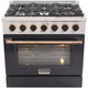 KUCHT 36" Freestanding Gas Range, KNG361-K-Gold