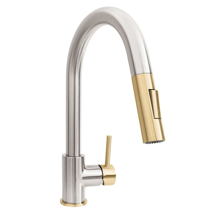 ZLINE Autograph Edition Gemini Pull Down Single Handle Kitchen Faucet GEM-KF-Z