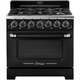 UNIQUE 36" Freestanding Retro Gas Range, UGP-36CR B