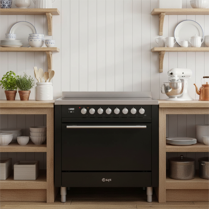ILVE 36"Professional Plus Freestanding Induction Range UPI366QMP — UPI366QMPBK