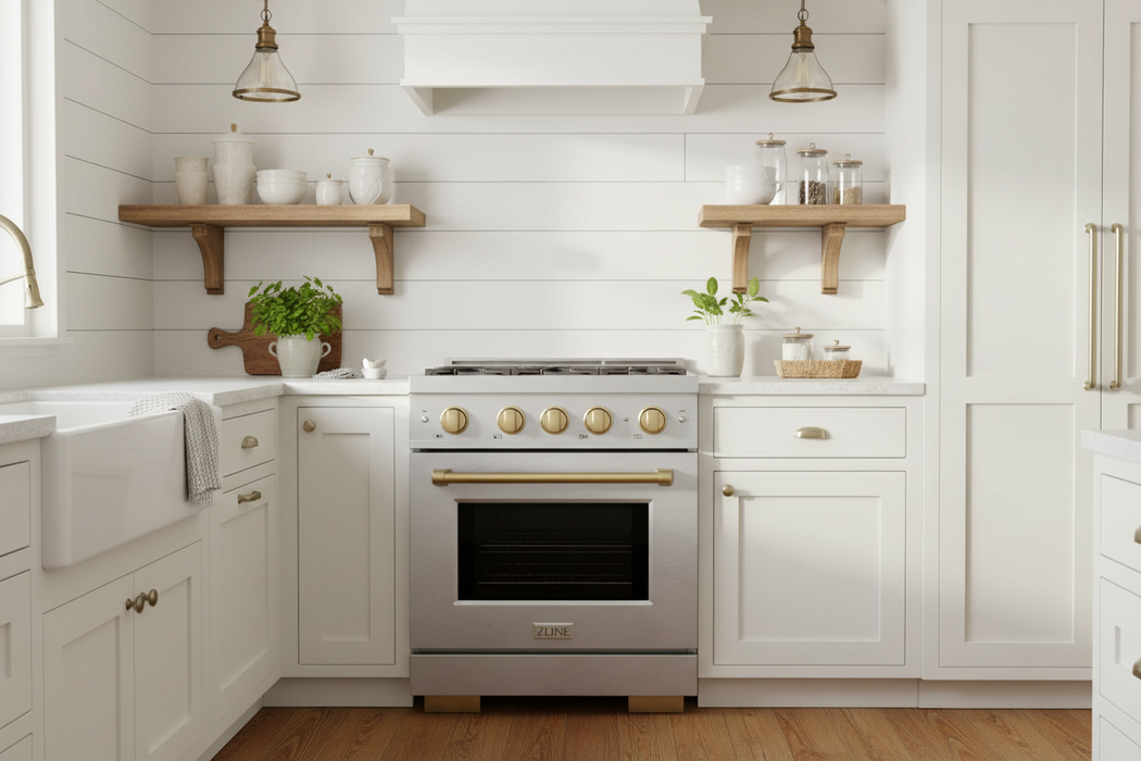 ZLINE 24" Paramount Induction Range, Cooktop, Electric Convection Oven, Satin Stainless Steel SINRSZ-24