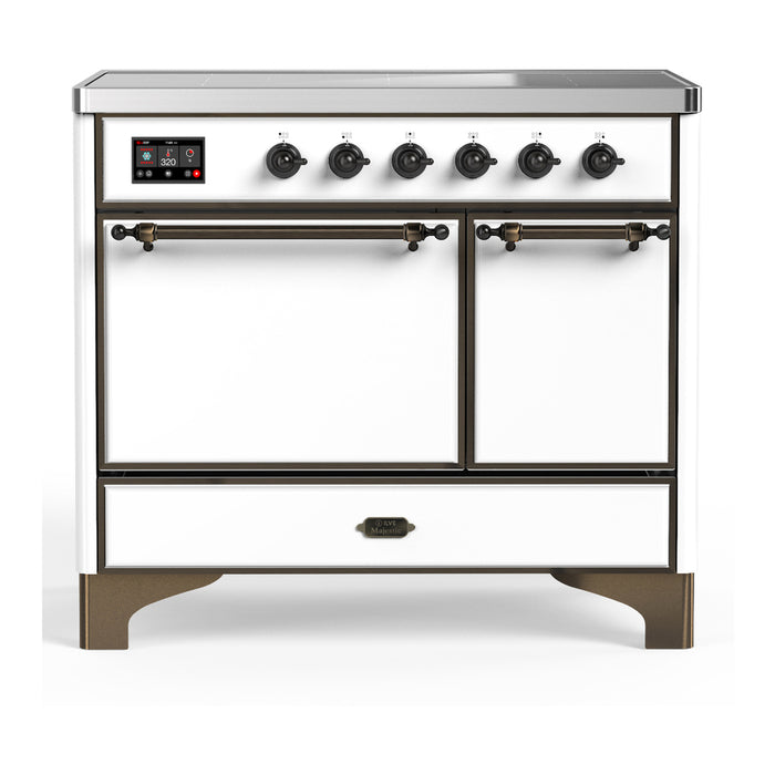 ILVE 40"Majestic III Induction Range, UMDIB40QNR3 — UMDIB40QNR3AWB