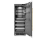 ZLINE 30" Column Refrigerator White Matte Stainless Steel, Graphite Gray Interior Polished Gold RCRVZ-WM-30-G