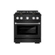 ZLINE 30" Dual Fuel Range SDRBL-30-KST