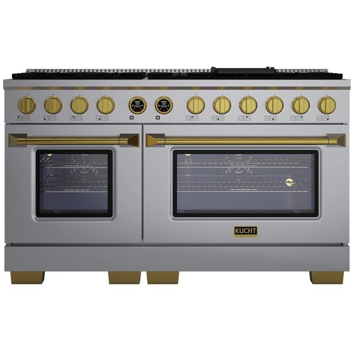Kucht 60" Freestanding Dual Fuel Range KXP60-GL