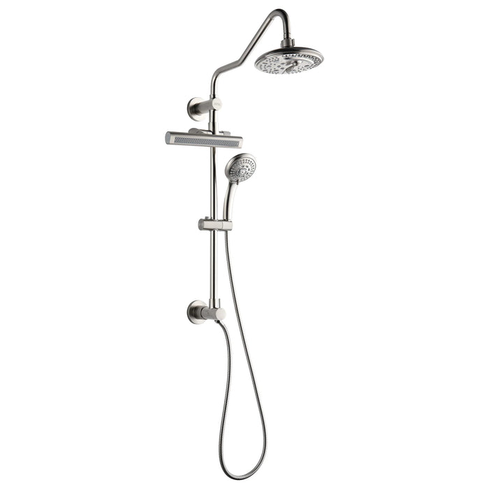 Forno Acqua AcquaFALL Shower, Overhead Rainfall Shower, Handheld Shower Head SCW2BN-C8