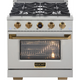 Kucht 30" Freestanding Dual Fuel Range KXP30-GL