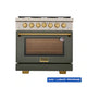 KUCHT 36" Natural Gas Range, KFX3600X-7AAG