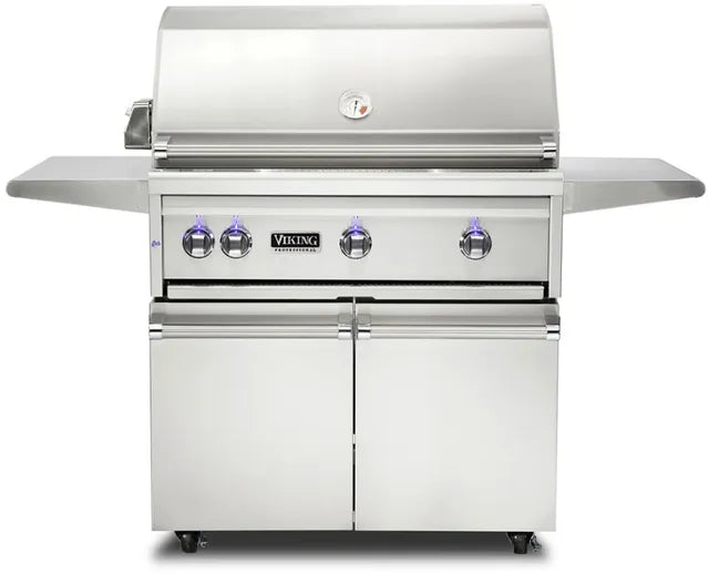 Viking® 5 Series 4-Burner Stainless Steel Freestanding Natural Gas Grill VQGFS5361NSS