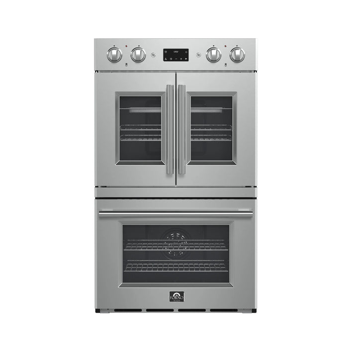 Forno 30"French Door Double Electric Wall Oven, Air Fry, Self-Clean, Sous Vide, FBOEL1340-30