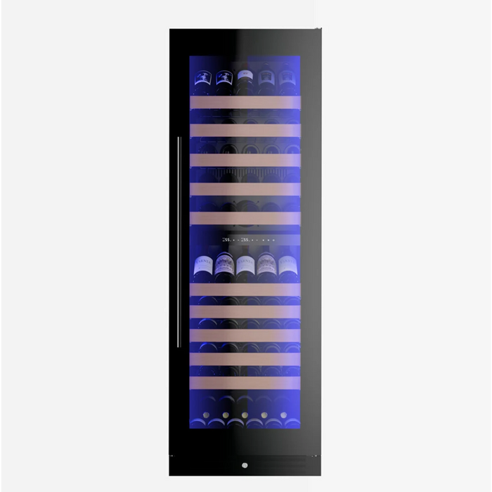 XO 24" Tall Dual Zone Wine Column Refrigerator, XOU2470WDZGB