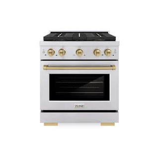 ZLINE 30" Paramount Gas Range DuoPro™ Cooktop, Convection Gas Oven PSGRSZ-30-CB