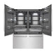 ZLINE 60" Panel Ready Built-In Bottom Freezer Refrigerator,Water Dispenser, Ice Maker, DuraSnow® Stainless Steel,Graphite Gray, GRBIV-SN-60