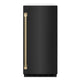 ZLINE Autograph Edition 15" Touchstone Gourmet Ice Maker, Drain Pump, Black Stainless Steel Door, Helix Handle IGMDZ-BS-15-KCB