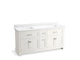 KOHLER Charlemont 72" bathroom vanity cabinet, sinks, quartz top K-29264-BD1