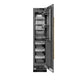 ZLINE 18" Right Hinge Column Freezer Black Stainless Steel, Graphite Gray Interior Champagne Bronze RCFVRZ-BS-18-CB