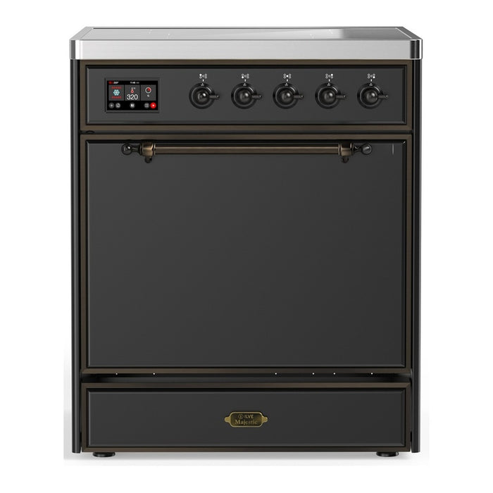 ILVE 30"Majestic III Induction Range, UMIB30QNR3 — UMIB30QNR3AWB