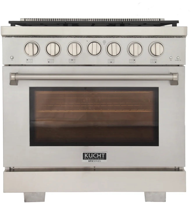 Kucht 36" Freestanding Professional Gas Range KFX3600X-S