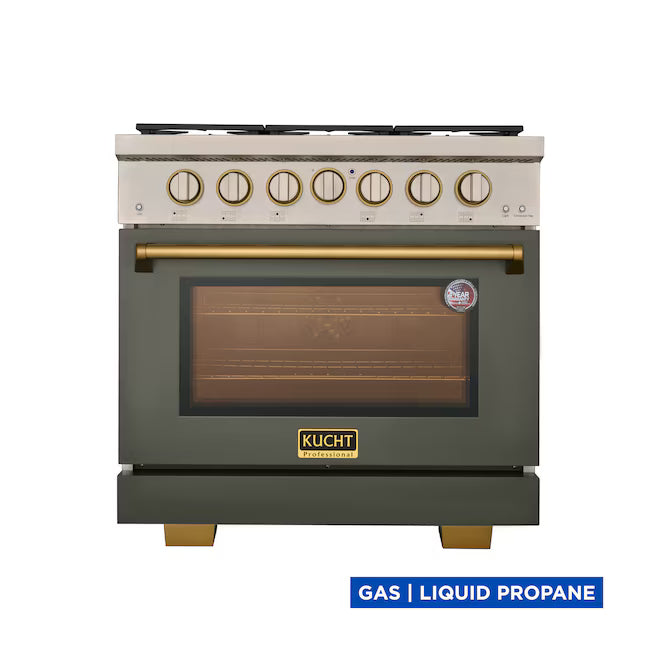 KUCHT 36" Natural Gas Range, KFX3600X-70AG