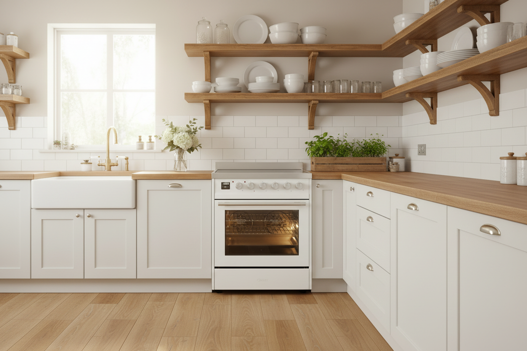 ILVE 30"Professional Plus Induction Range, White UPI304WMPWH