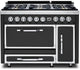 VIKING Tuscany Series 48" Dual Fuel Range, Cast Black TVDR4816BCS