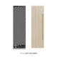 ZLINE 24" Panel Ready Column Freezer, Graphite Gray Interior Polished Gold RBCFVZ-24-G