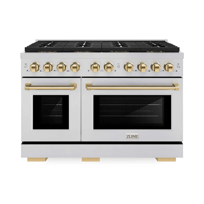 ZLINE 48" Paramount Gas Range DuoPro™ Cooktop, Dual Ovens PSGRZ-48-G