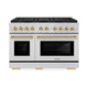 ZLINE 48" Paramount Dual Fuel Range DuoPro™ Cooktop, Dual Ovens PSDRZ-48-G
