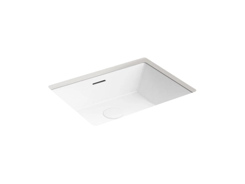 KOHLER Brazn 21-1/4" rectangular undermount bathroom sink K-21058