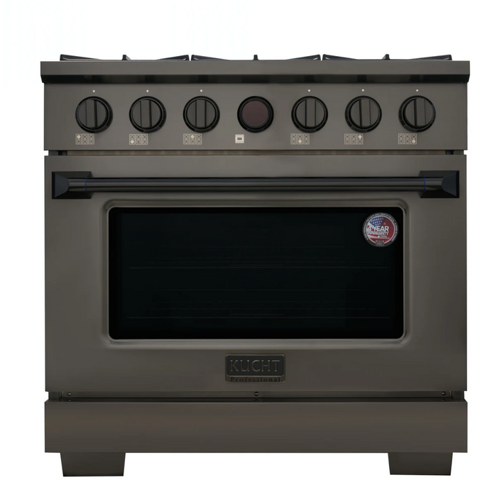 Kucht 36" Freestanding Dual Fuel Range KXD36-TT