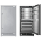 ILVE 36" Refrigerator Column, Panel Ready URFC36SNWPRY