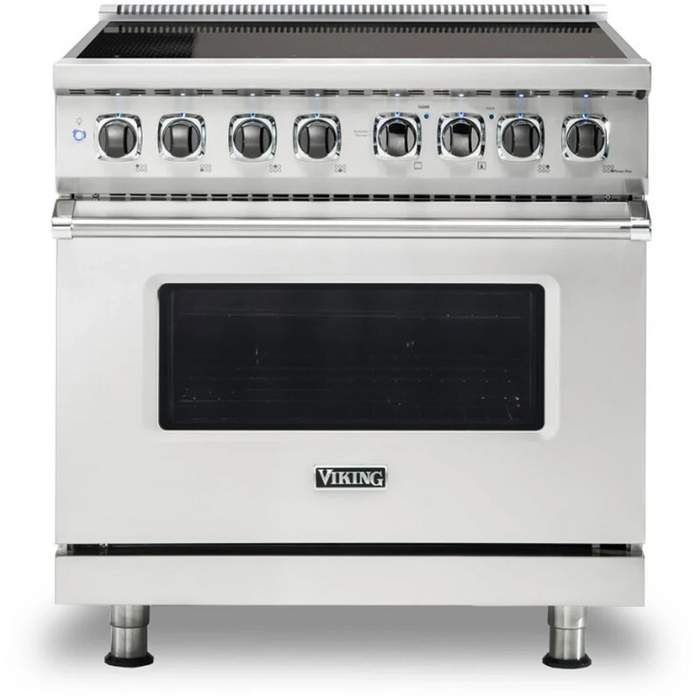 Viking® 5 Series 36" Stainless Steel Pro Style Induction Range VIR53626BSS