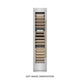 ZLINE 18"Triple Zone 68 Bottle Left Hinge Column Wine Cooler, Stainless Steel Polished Gold RCWVLZ-30418-G