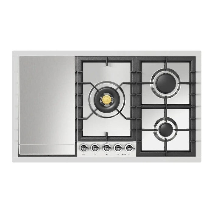 ILVE Nostalgie II 36" Built-In Gas Cooktop UHCPT95FNSSC