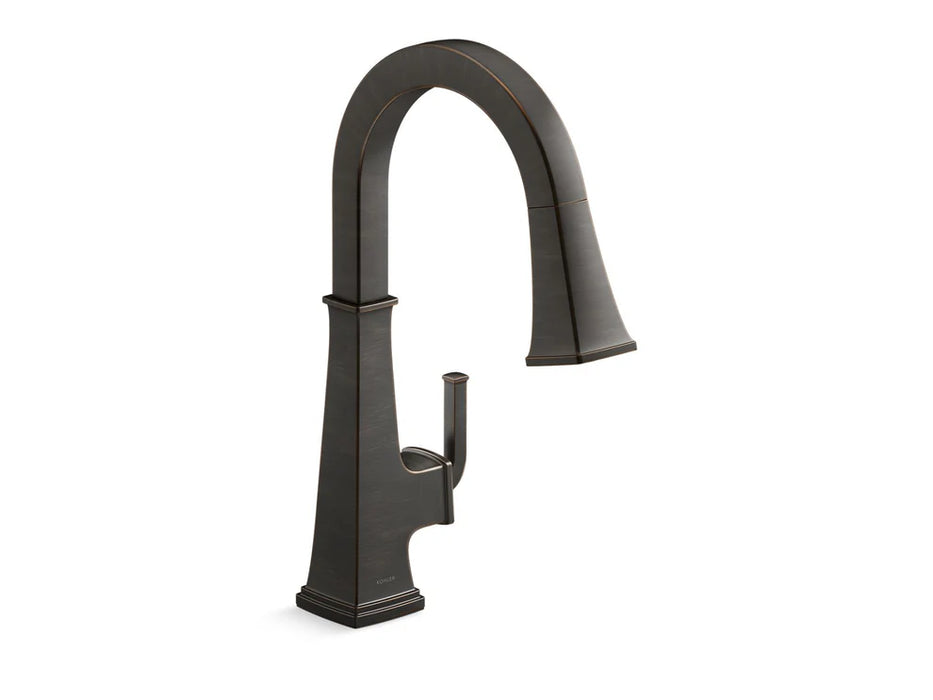 KOHLER Riff Pull-down kitchen sink faucet, three-function sprayhead K-23830