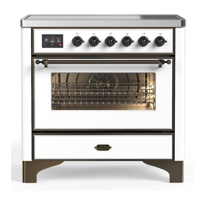 ILVE 36"Majestic III Induction Range, UMIB36NR3 — UMIB36NR3AWB