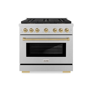 ZLINE 36" Paramount Gas Range DuoPro™ Cooktop, Convection Gas Oven PSGRSZ-36-CB