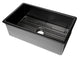 ALFI brand 32" Single Bowl Fireclay Undermount Kitchen Sink /w Grid ABF3219SUD