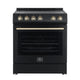 Forno Espresso Leonardo 30" Electric Range — FFSEL6012-30BLK