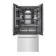 ZLINE 36" Panel Ready Built-In Bottom Freezer Refrigerator,Water Dispenser, Ice Maker, DuraSnow® Stainless Steel,Graphite Gray, GRBIV-SN-36